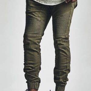 Slouched Skinny Moto JoggerPants